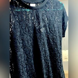 A new day lace top with tank top
